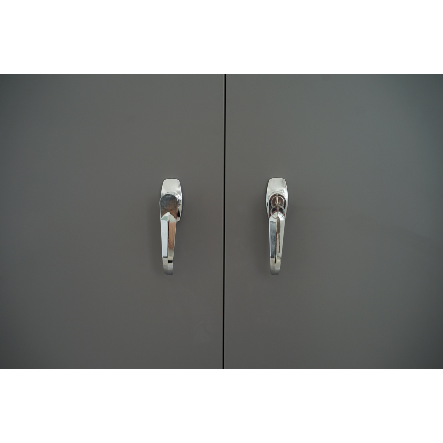 ATMOS ตู้เอกสาร 2 บานเปิดทึบสุง(3ฟุต)91.4x45.7x183ซม. สีเทา