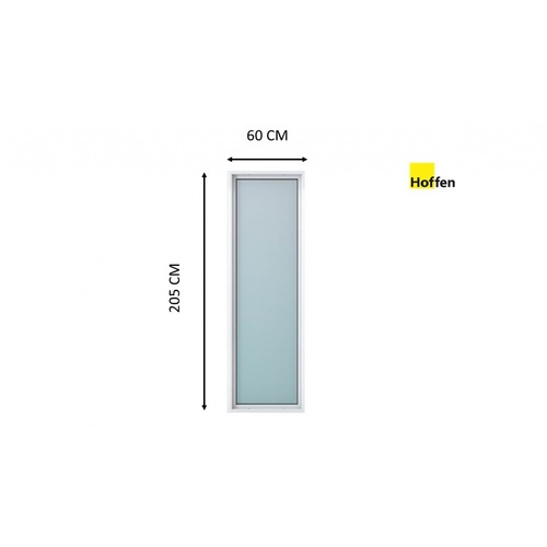 បង្អួចពន្លឺ UPVC 60cm.X205cm. ពណ៌ស HOFFEN