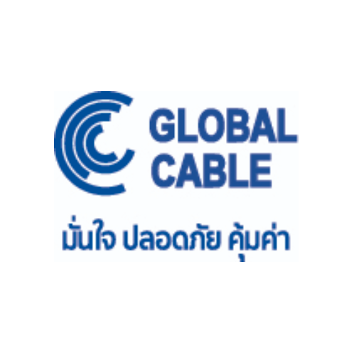 Global Cable สายไฟ THW IEC01 1x6 30เมตร สีเขียวแถบเหลือง