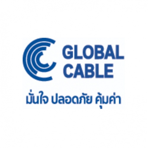 Global Cable สายไฟ THW IEC01 1x2.5 100เมตร สีเขียวแถบเหลือง