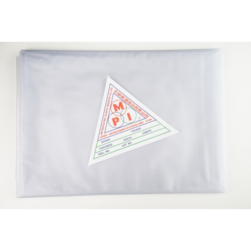 MPI พลาสติกปูบ่อ พีวีซี 2x3M. 150 ไมครอนสีขาว