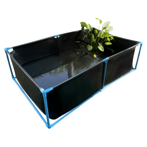 POLLO บ่อผ้าใบสำเร็จรูป PVC 100% ไม่รวมโครง 1x2x0.48ม.