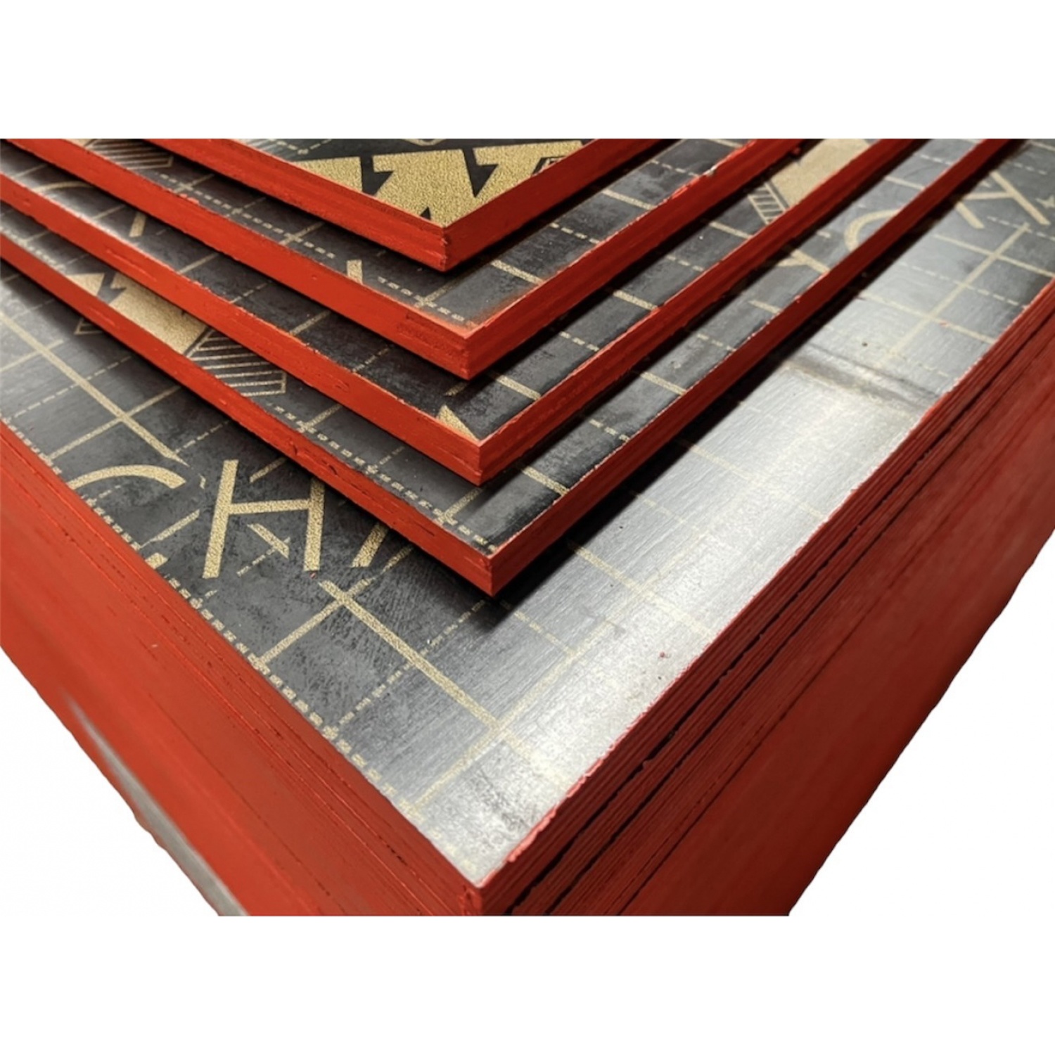 VANACHAI ไม้อัด เคลือบฟิล์มดำ (ไส้เต็ม) กำลัง 4 #15 (A) 120x240ซม.