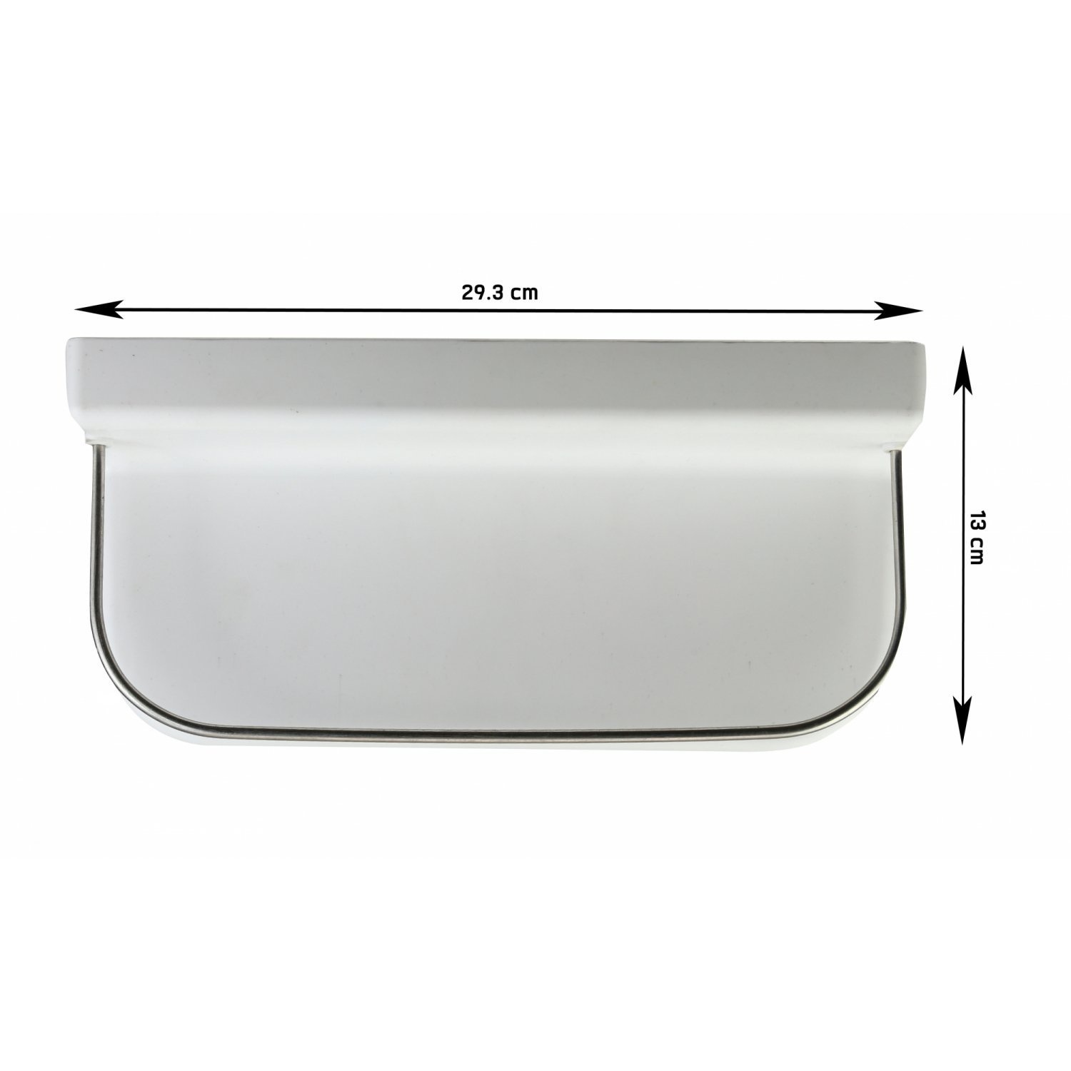 Verno ชั้นวางของ พร้อมที่แขวนอเนกประสงค์ 3 ชั้น สีขาว