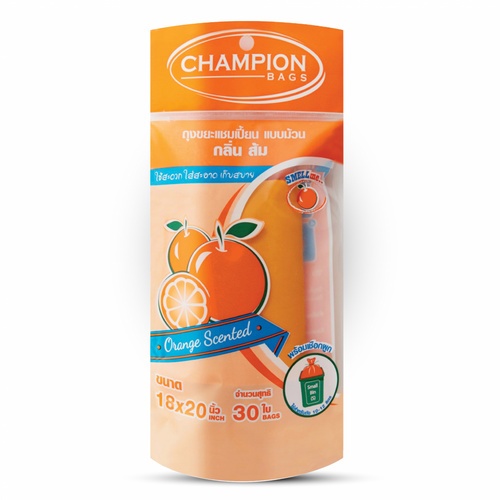 Champion ถุงขยะแบบม้วน ขนาด 18