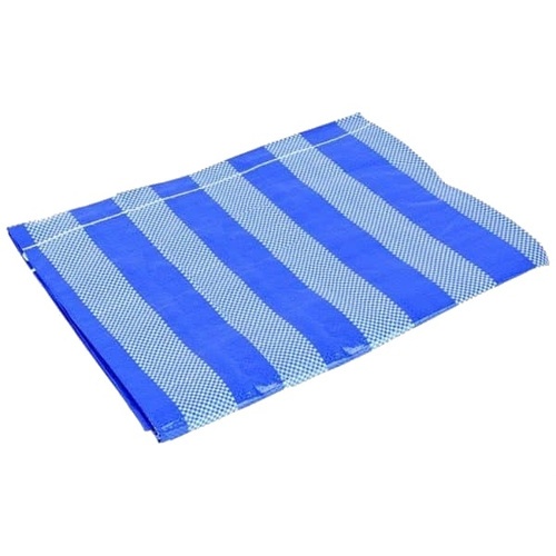 RRK ผ้าใบพลาสติกสาน รุ่นหนาพิเศษ แบบผืน 2Y.x3M. สีฟ้าขาว