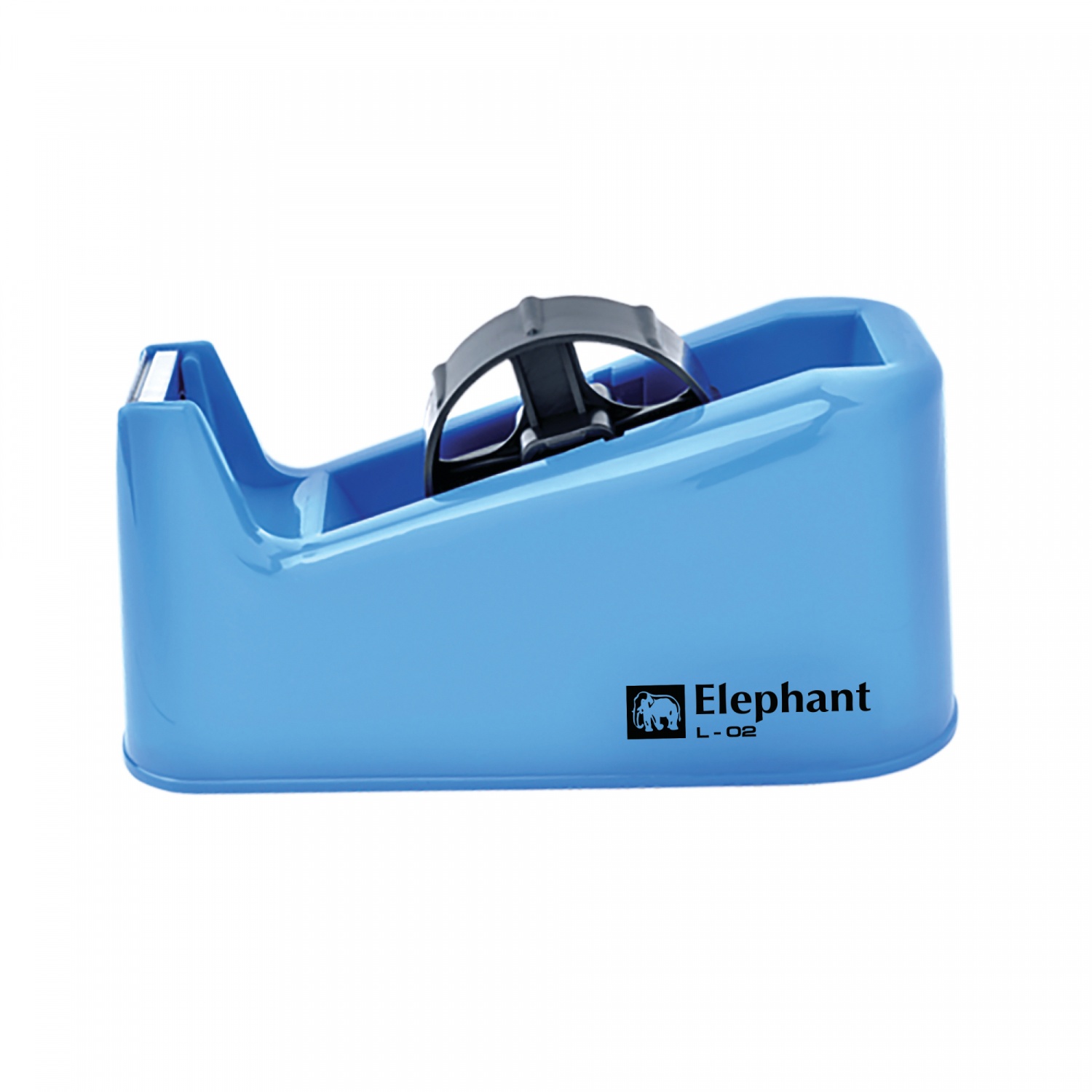 Elephant แท่นตัดเทปใส OPP แกน 3 นิ้ว รุ่น L-02 B สีฟ้า
