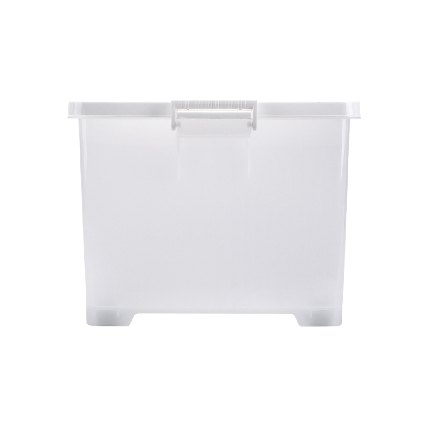 JCJ กล่องสี่เหลี่ยมมีล้อ 75 ลิตร รุ่น 5114 ขนาด 48.5x67x36 ซม. สีใส