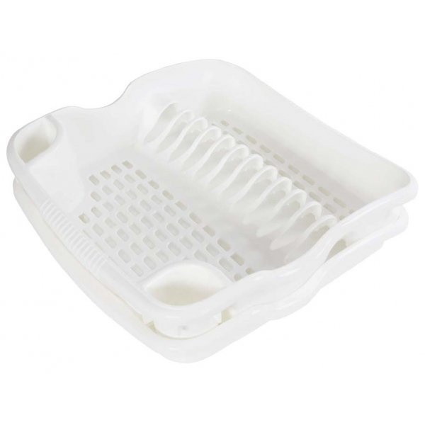 JCJ ชุดคว่ำจานพลาสติก  No.4401 สีขาว