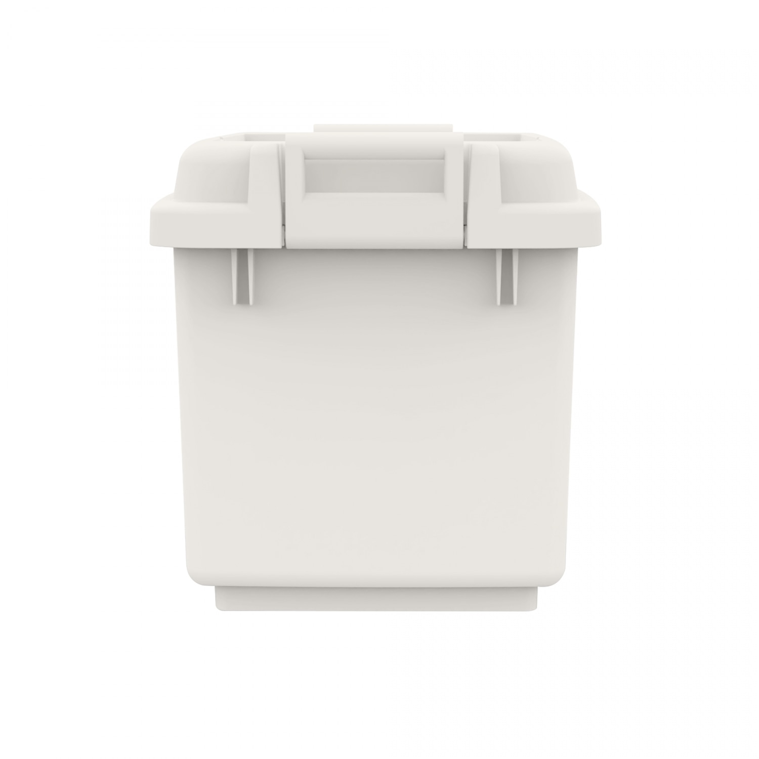 JCJ กล่องเก็บของ 100L มีล้อ S55 Plus ขนาด 45.9x46.8x45.7cm. รุ่น 5519 สีเบจ