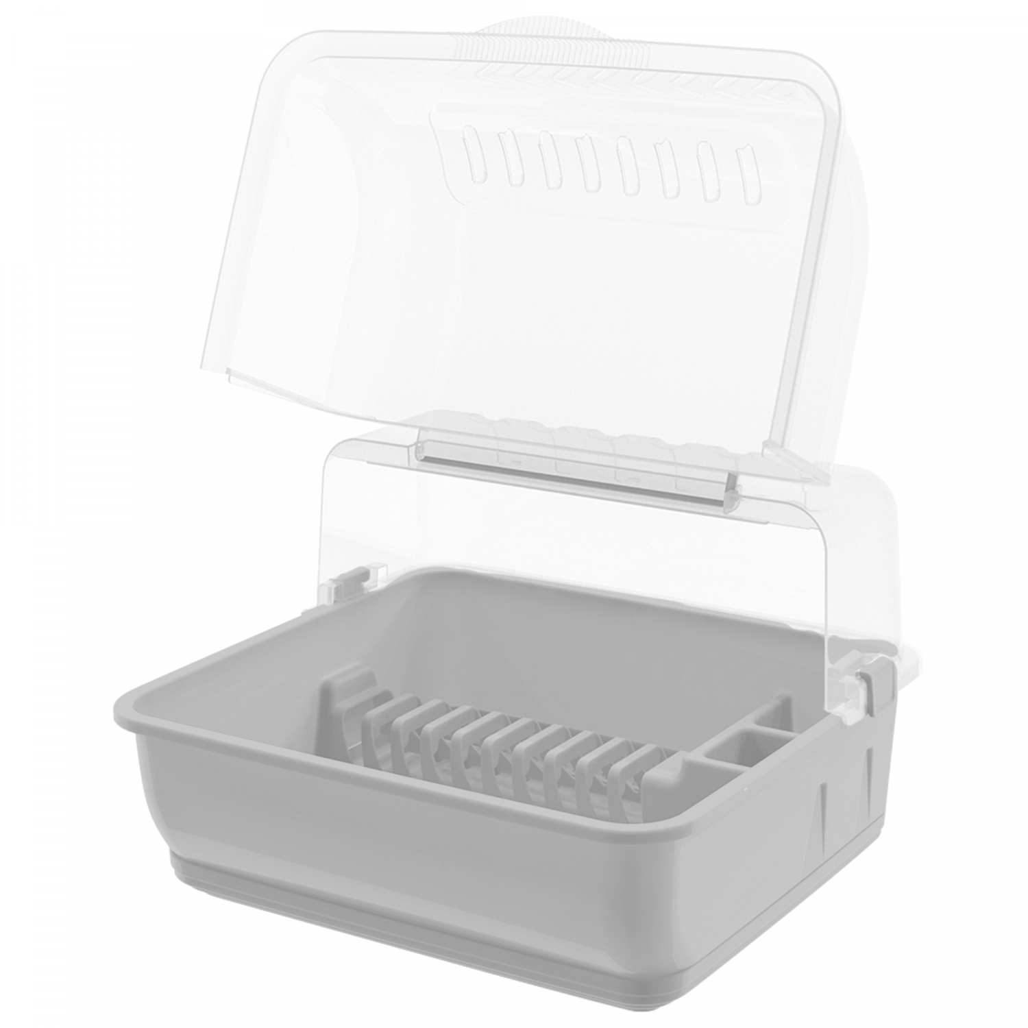 KOSCH X DOUBLE LOCK ชุดคว่ำจาน No.2408 สีเทา