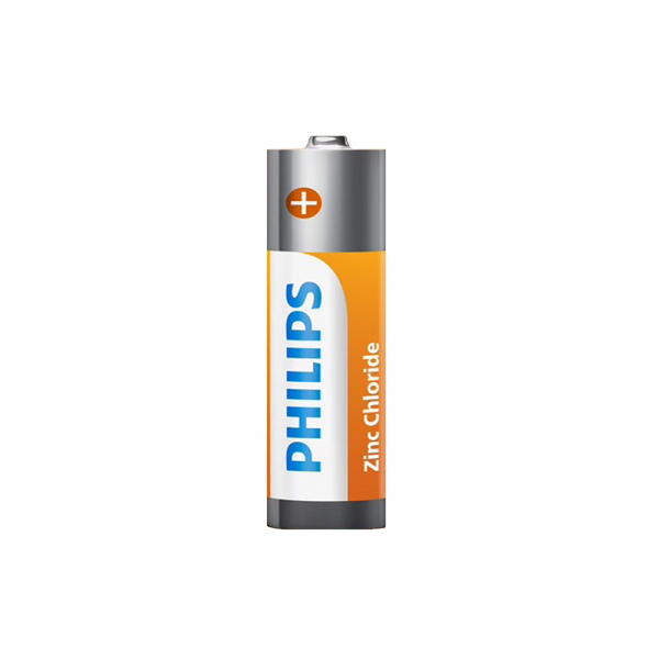 PHILIPS ถ่านไฟฉาย Zinc Chloride AA (R6G4B/97) 4 ก้อน 1.5V สีส้ม