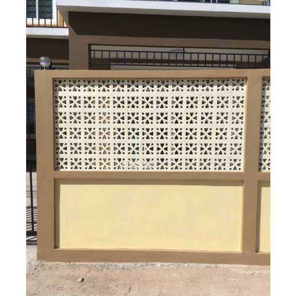 วีบล็อค อิฐบล็อกช่องลมลาย ลายกังหัน 1 ขนาด 19x19x9ซม.