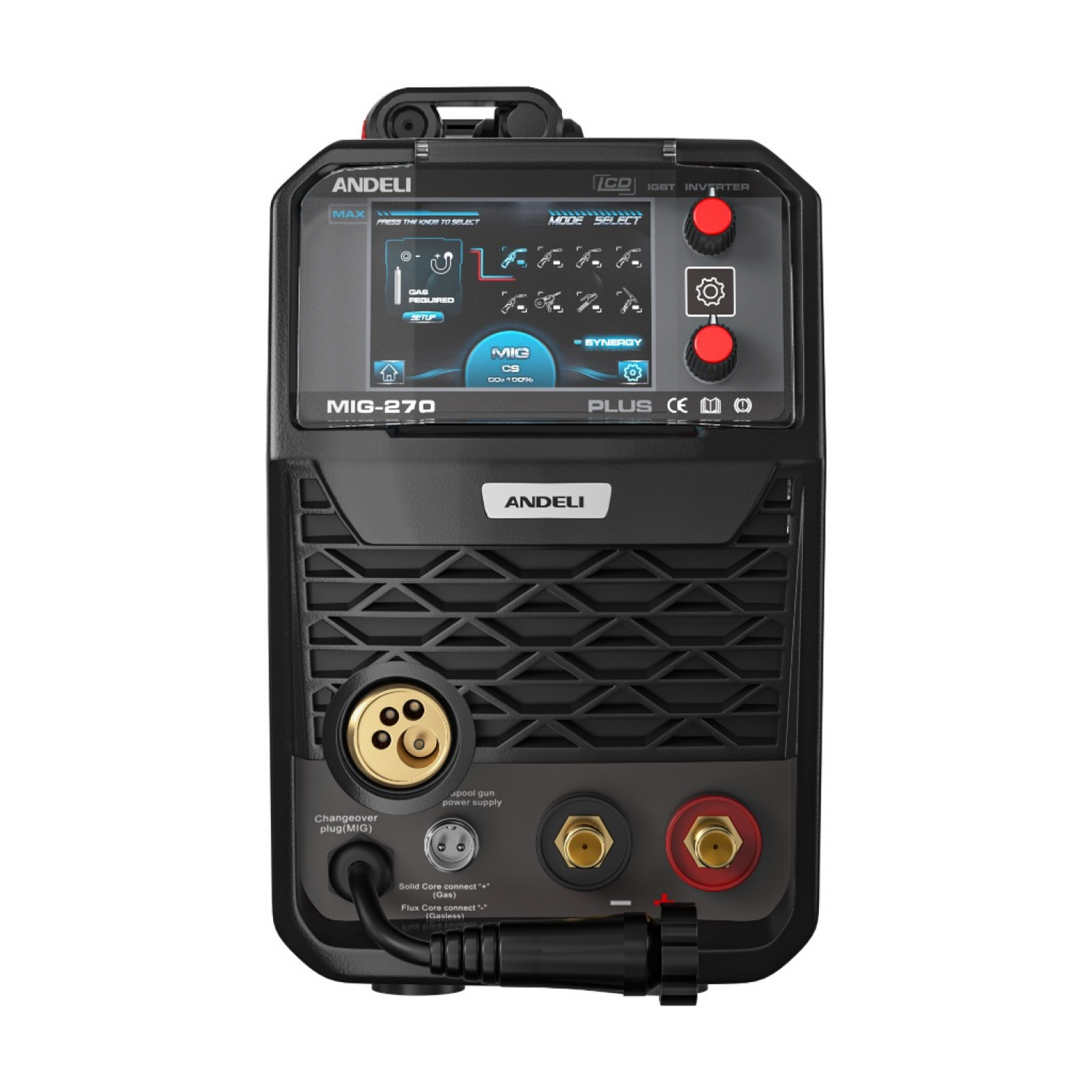 ANDELI เครื่องเชื่อมไฟฟ้าอินเวอร์เตอร์ 200A รุ่น MIG-270 PLUS