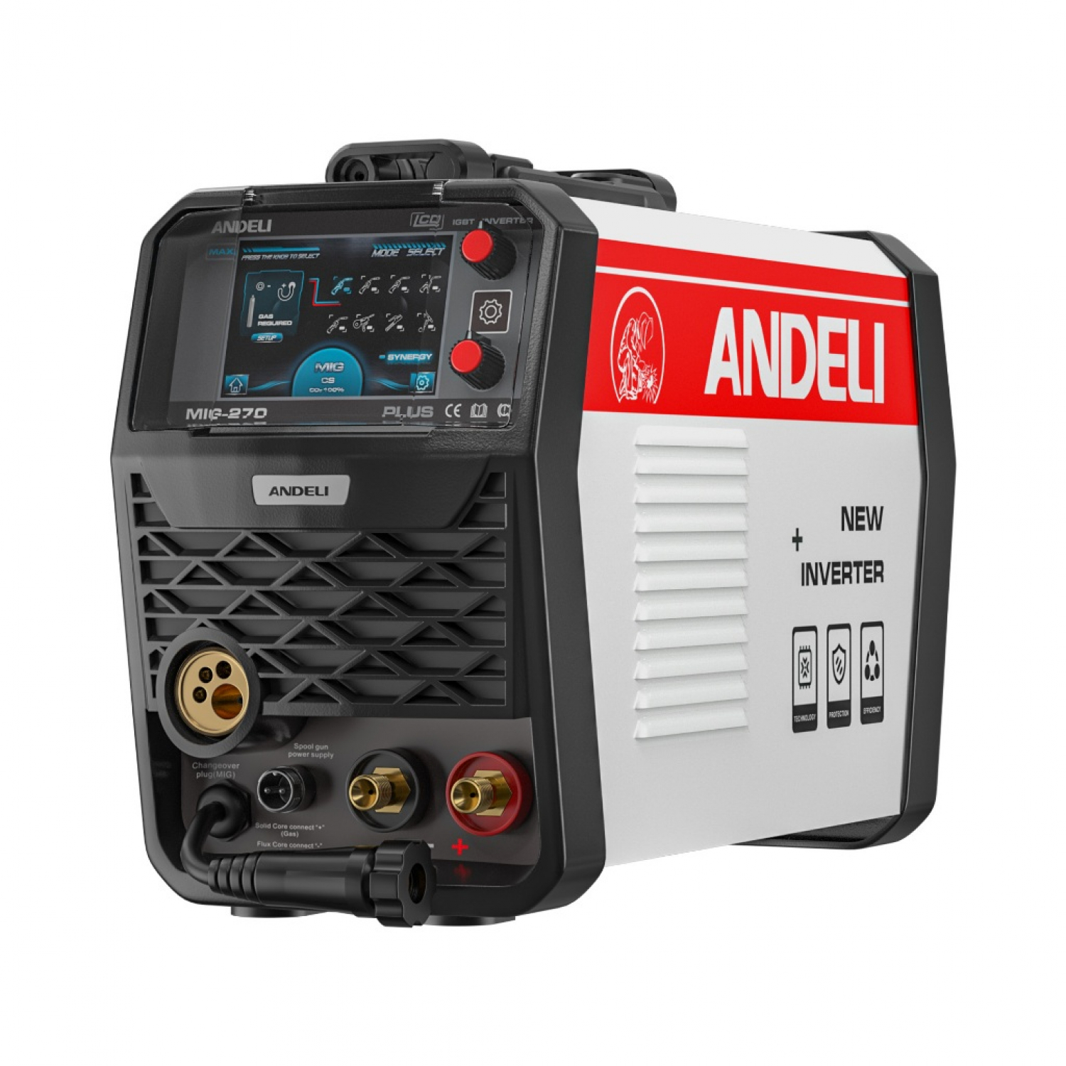 ANDELI เครื่องเชื่อมไฟฟ้าอินเวอร์เตอร์ 200A รุ่น MIG-270 PLUS