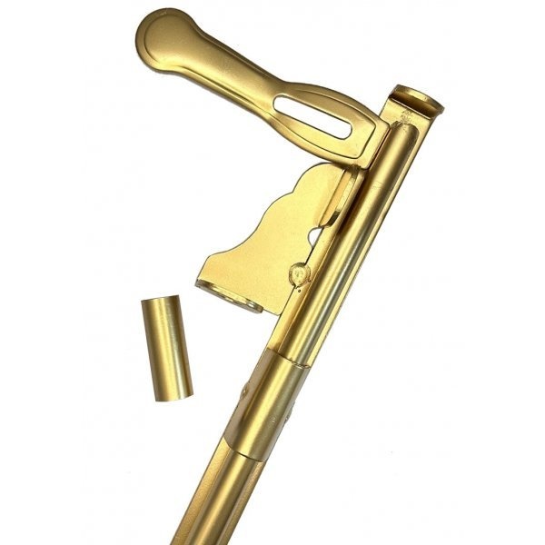 CH.SC กลอนขวางประตูเหล็ก ชุบรุ้ง ขนาด 17 นิ้ว (ล็อคซ้าย)