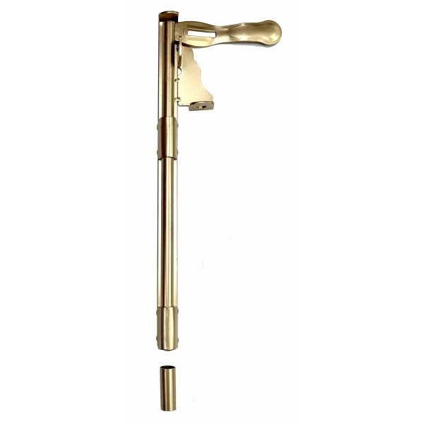 CH.SC กลอนขวางประตูเหล็ก ชุบรุ้ง ขนาด 17 นิ้ว (ล็อคขวา)