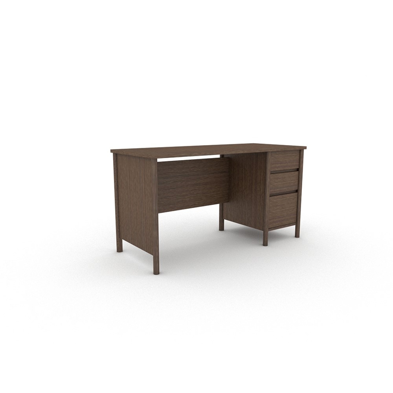 DELICATO โต๊ะทำงาน รุ่นบูมมี่ ขนาด 140x60x75ซม. สีอเมริกาโน่