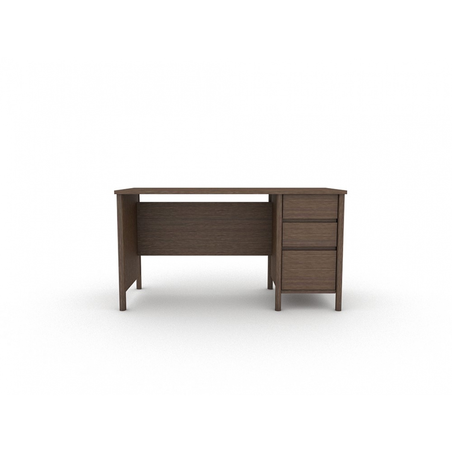 DELICATO โต๊ะทำงาน รุ่นบูมมี่ ขนาด 140x60x75ซม. สีอเมริกาโน่