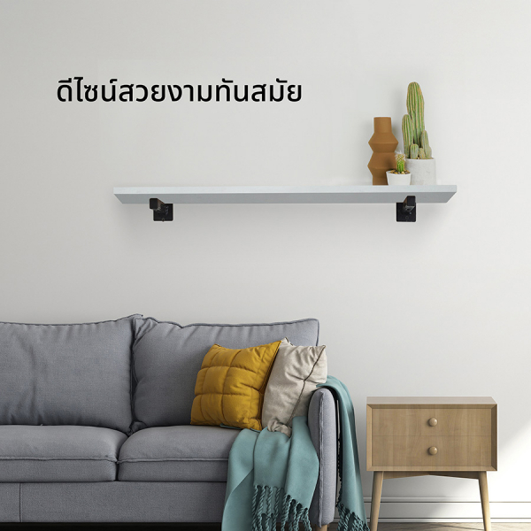 DELICATO แผ่นชั้นไม้ รุ่นอแมนด้า ขนาด 20X120X1.6 ซม. สีไวท์โอ๊ค