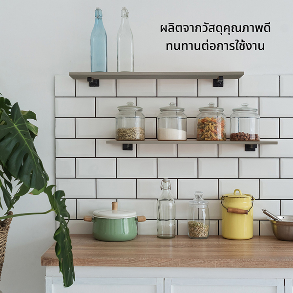 DELICATO แผ่นชั้นไม้ รุ่นอแมนด้า ขนาด 20X120X1.6 ซม. สีเนเชอรัล 