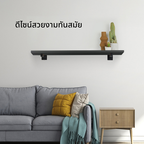 DELICATO แผ่นชั้นไม้ รุ่นอแมนด้า ขนาด  29X120X1.6 ซม. สีเวงเก้