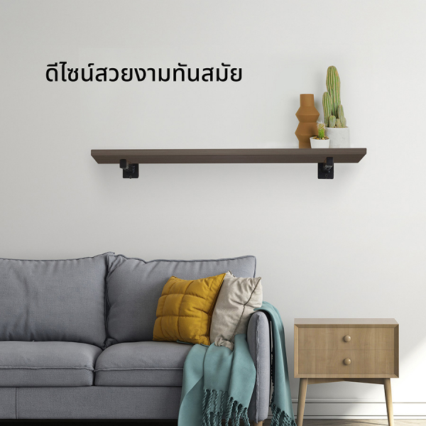 DELICATO แผ่นชั้นไม้ รุ่นอแมนด้า ขนาด  29X120X1.6 ซม. สีวู้ดแลนด์โอ๊ค