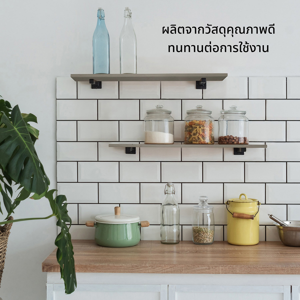 DELICATO แผ่นชั้นไม้ รุ่นอแมนด้า ขนาด  40X90X1.6 ซม. สีเนเชอรัล