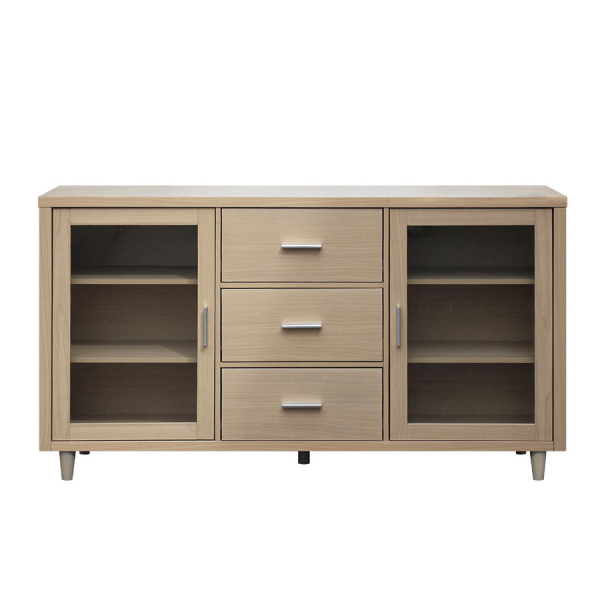 DELICATO ชั้นวางทีวี รุ่นบอสตัน ขนาด 152.6x39.5x85.9 ซม. สีบีช 