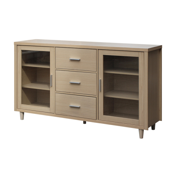 DELICATO ชั้นวางทีวี รุ่นบอสตัน ขนาด 152.6x39.5x85.9 ซม. สีบีช 