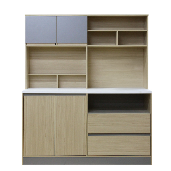 CLOSE ชุดครัวสำเร็จรูปท๊อปเรียบ รุ่น COOPER ขนาด 150x60x180 ซม. สีไม้บีช