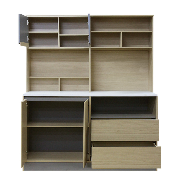 CLOSE ชุดครัวสำเร็จรูปท๊อปเรียบ รุ่น COOPER ขนาด 150x60x180 ซม. สีไม้บีช