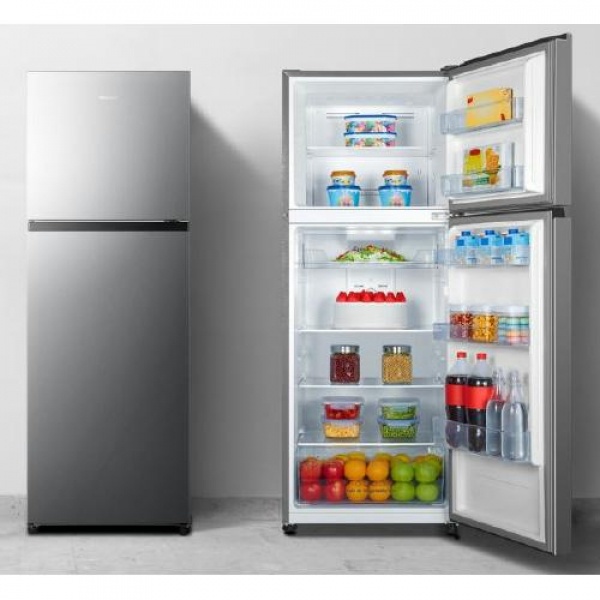 Hisense ตู้เย็น2ประตู 9.0 คิว รุ่น RT308N4TGN สีเทา