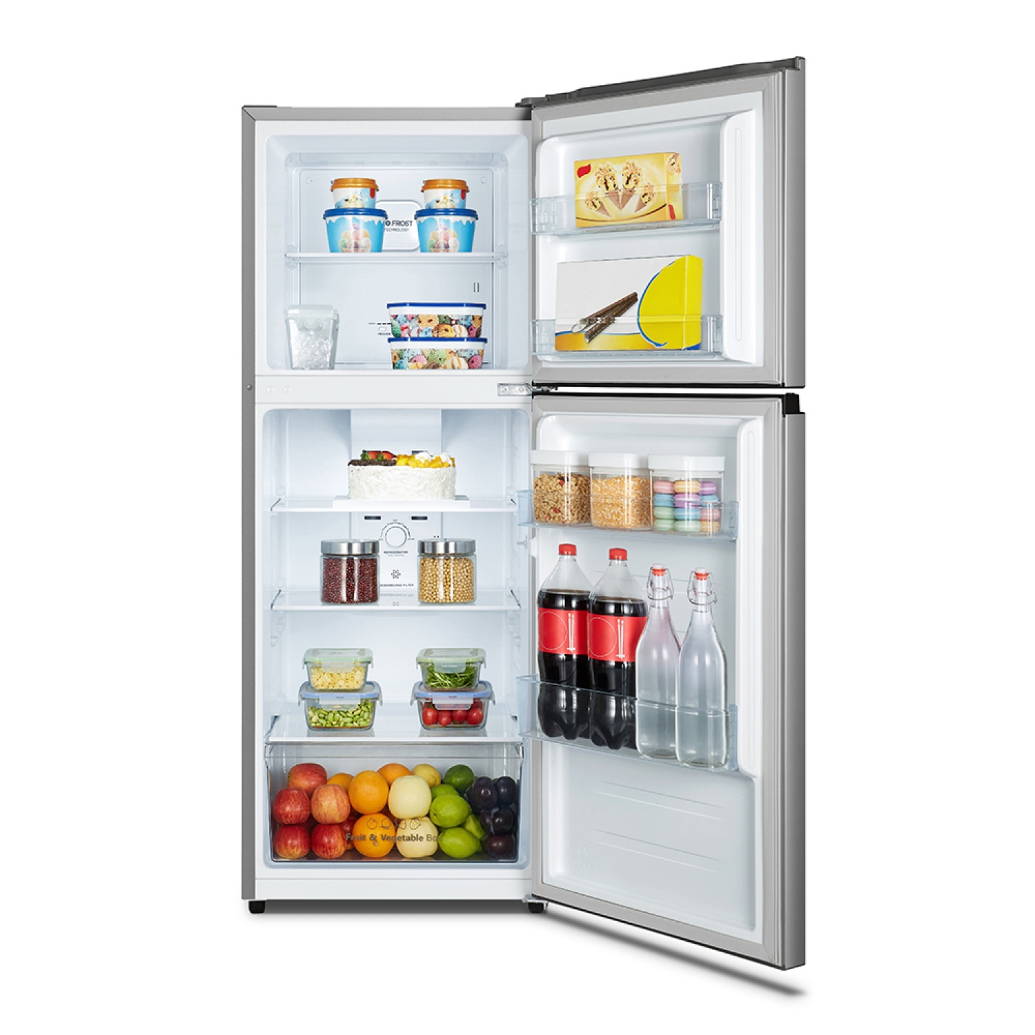 Hisense ตู้เย็น2ประตู 7.5 คิว รุ่น RT266N4TGN สีเทา