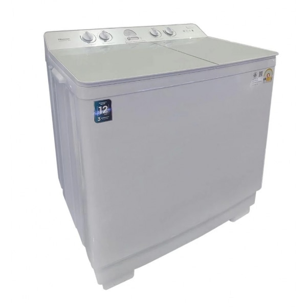 HISENSE เครื่องซักผ้าฝาบนสองถัง 16 KG. รุ่น WSRB1615UG สีขาว
