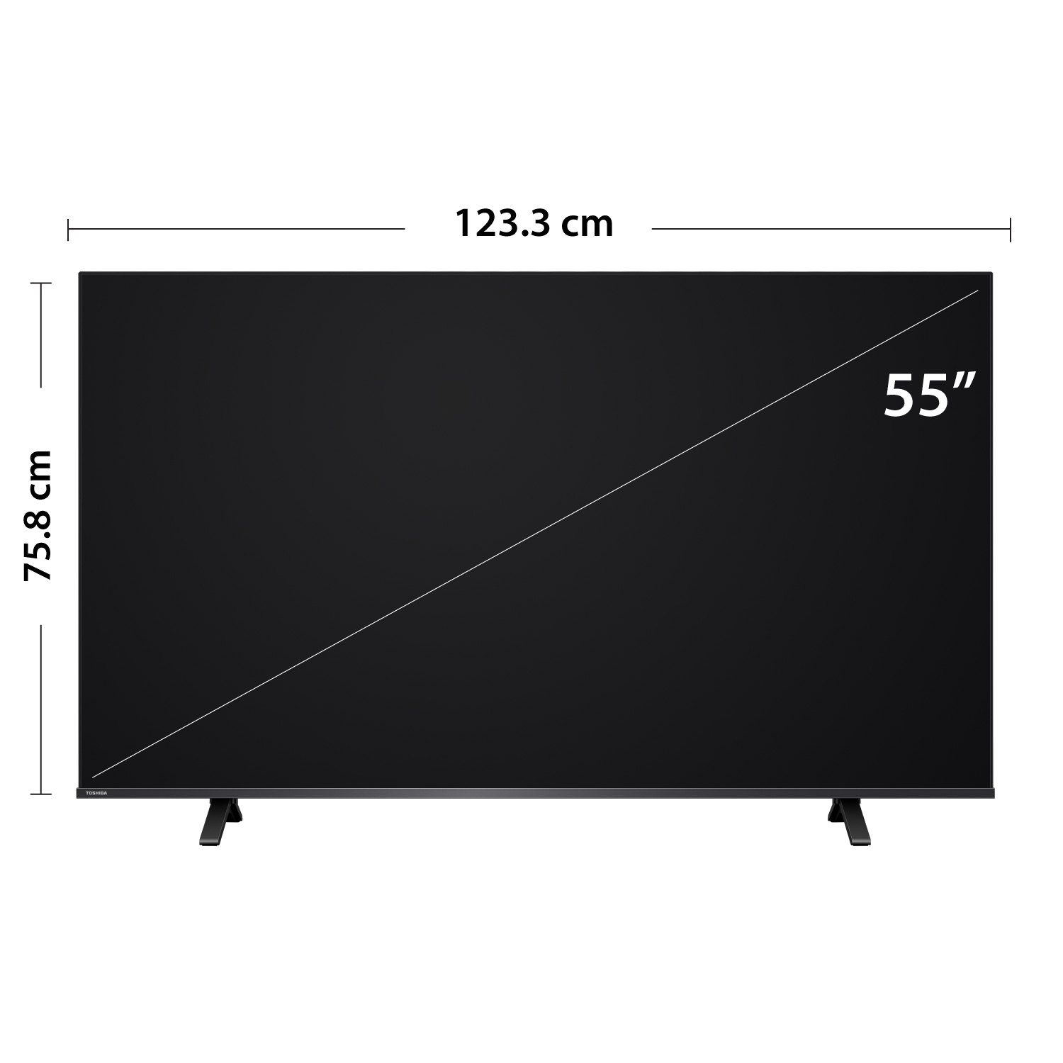 TOSHIBA โทรทัศน์ UHD VIDAA SMART 4K TV 55 นิ้ว รุ่น 55C350RP