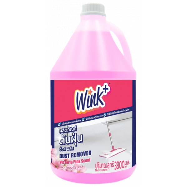 WinkPlus  น้ำยาดันฝุ่นวิ้งค์พลัส กลิ่น วิคตอเรียพิ้งค์ ขนาด 3800 มล.