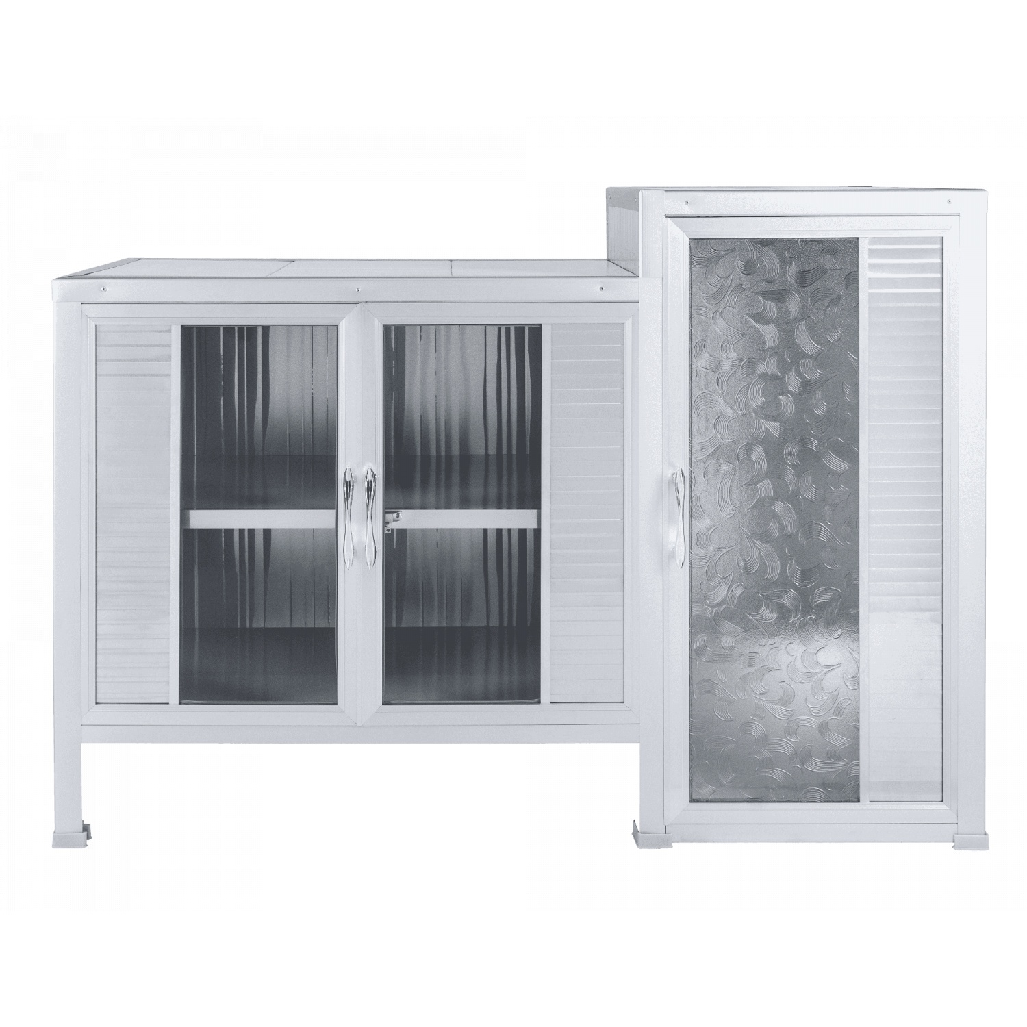 CLOSE โต๊ะวางเตาแก็ส SENSE-Z120 ขนาด 120x50x91 ซม. สีเงิน