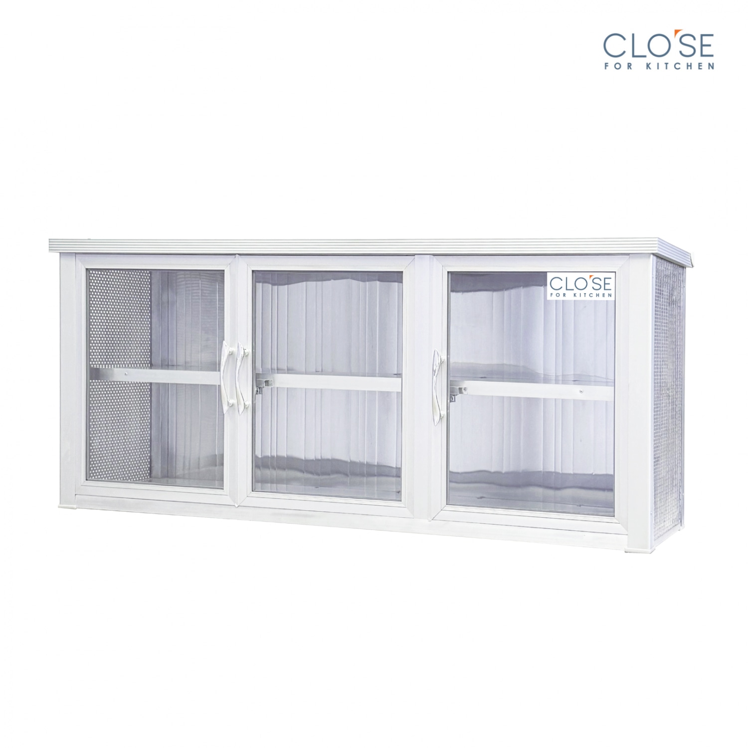 CLOSE ตู้แขวนอเนกประสงค์ sense ขนาด 120 x 32 x 61 ซม. สีเงิน
