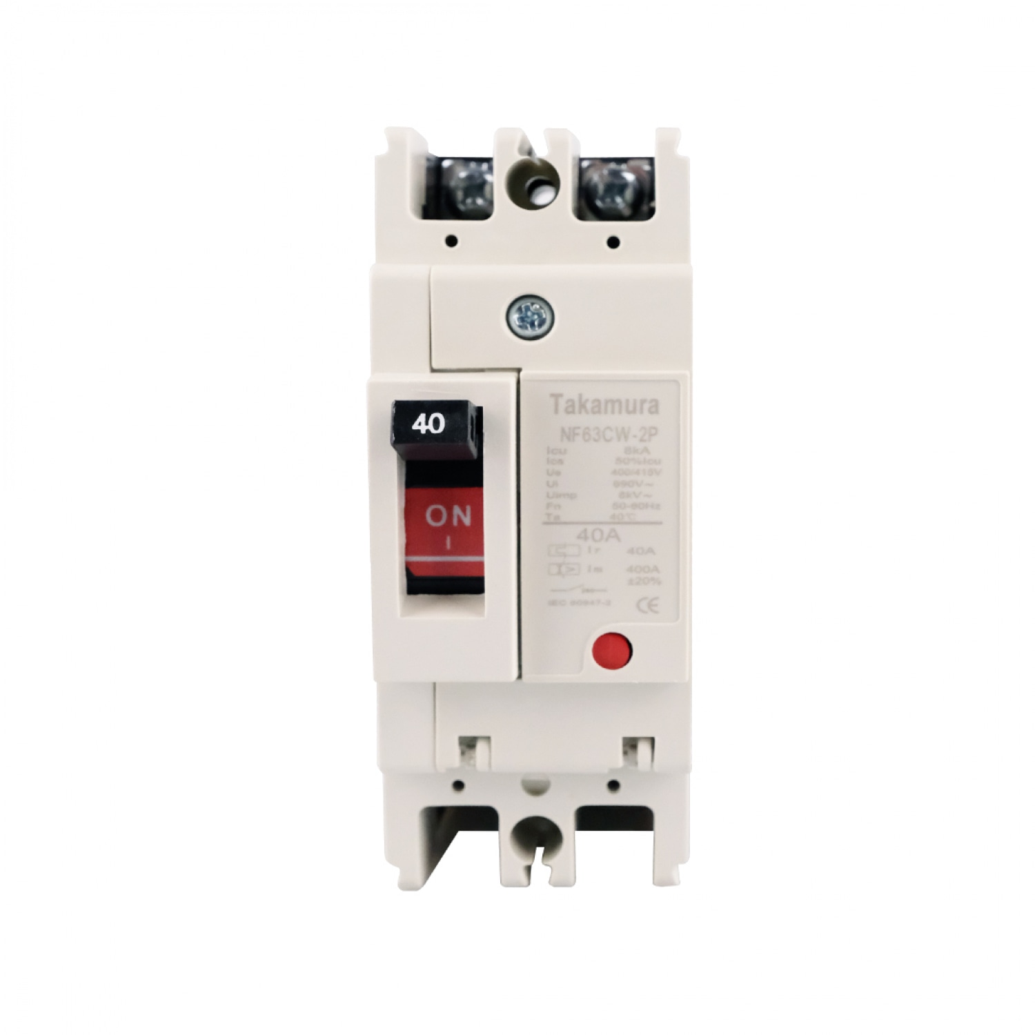 TAKAMURA ออโต้เบรกเกอร์ รุ่น TNF63CW-2P40A-MT CREAM