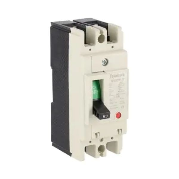 TAKAMURA ออโต้เบรกเกอร์  รุ่น TNF63CW-2P63A-MT สีครีม