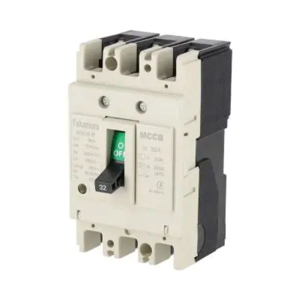 TAKAMURA ออโต้เบรกเกอร์  รุ่น TNF63CW-3P32A-MT สีครีม