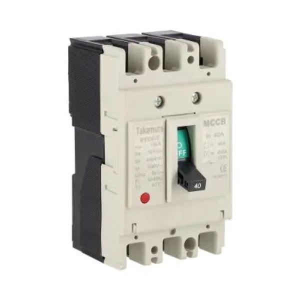 TAKAMURA ออโต้เบรกเกอร์  รุ่น TNF63CW-3P40A-MT สีครีม