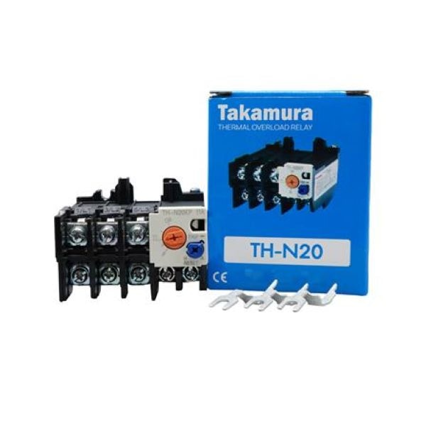 TAKAMURA โอเวอร์โหลด รีเลย์  รุ่น TH-N20-11A-MT สีดำ