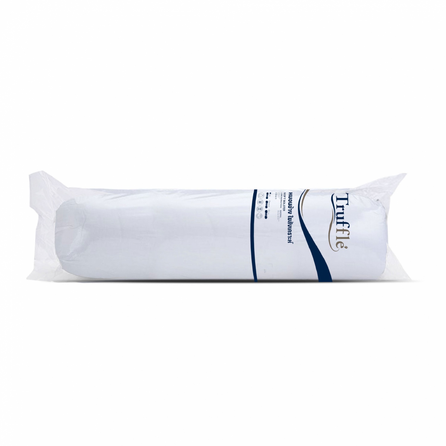TRUFFLE หมอนข้างใยสังเคราะห์ รุ่น Soft ขนาด 14x42 นิ้ว (เส้นใย 800กรัม) สีขาว