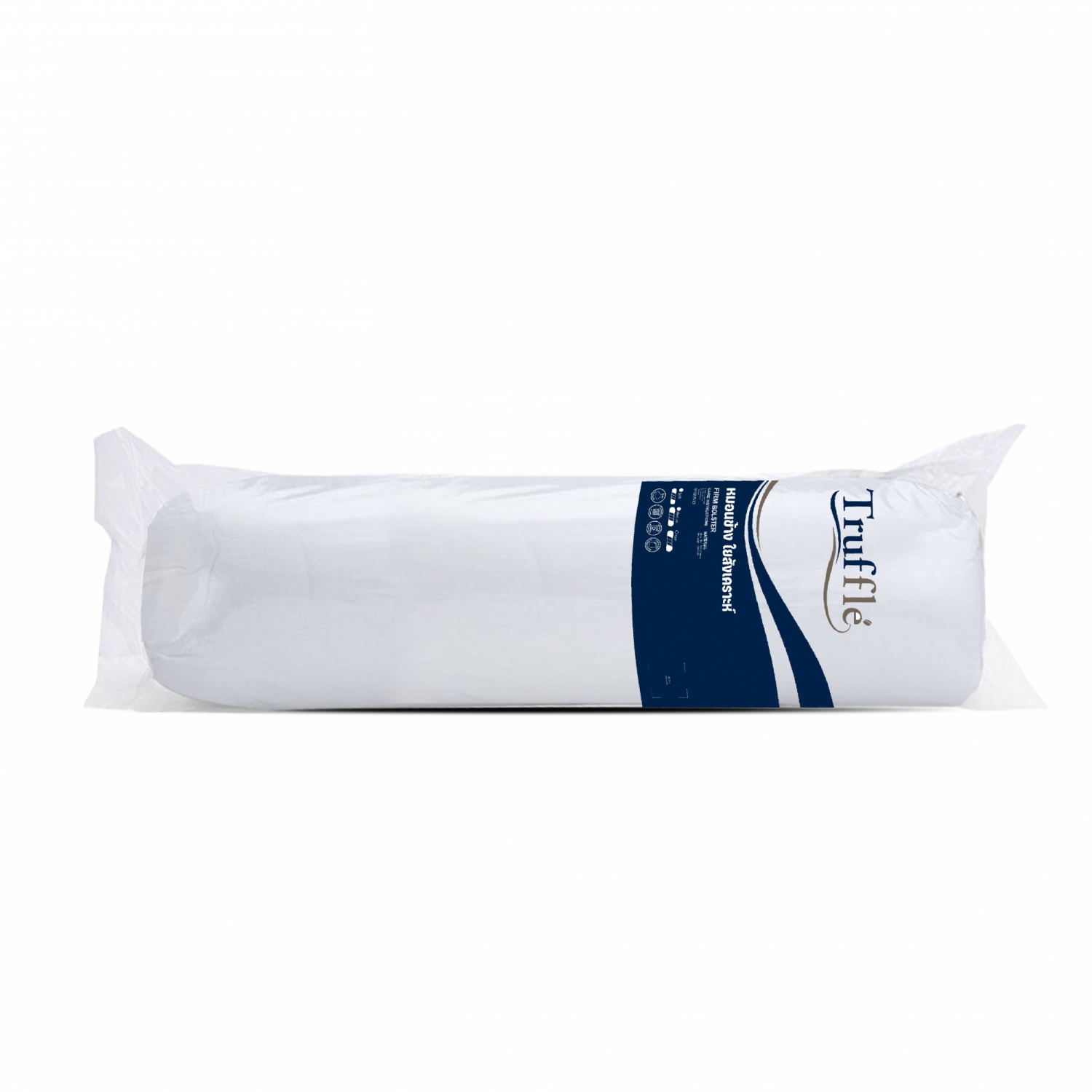 TRUFFLE หมอนข้างใยสังเคราะห์ รุ่น Firm ขนาด 14x42 นิ้ว (เส้นใย 1000 กรัม) สีขาว 