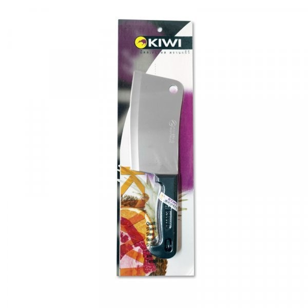 KIWI มีดสับ ด้ามพลาสติกสีดำ 7 นิ้ว