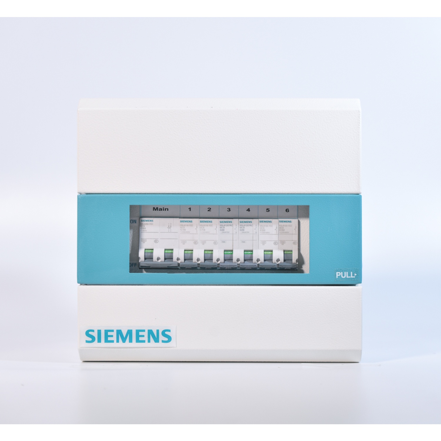 SIEMENS ตู้คอนซูเมอร์ยูนิต ครบชุด 6 ช่องเมน 63 แอมป์ รุ่น SBTH06-S 63