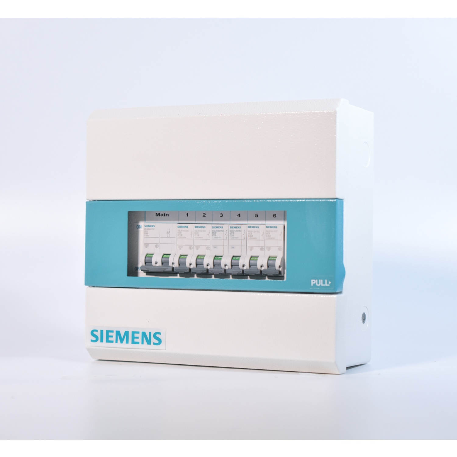SIEMENS ตู้คอนซูเมอร์ยูนิต ครบชุด 6 ช่องเมน 63 แอมป์ รุ่น SBTH06-S 63