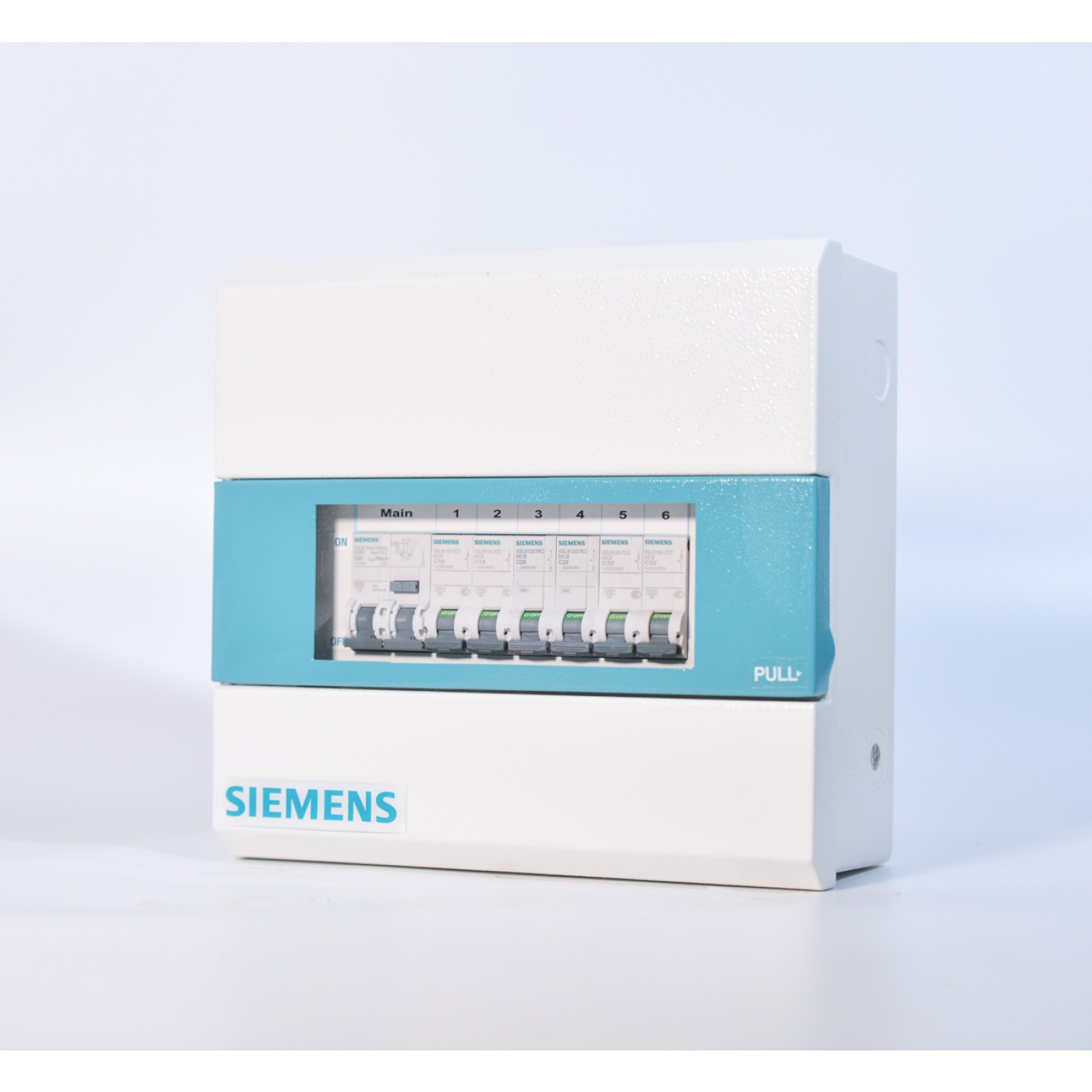 SIEMENS เครื่องตัดไฟอัตโนมัติ 6 ช่อง 63A รุ่น SBTH06-SSF 63 กันดูด